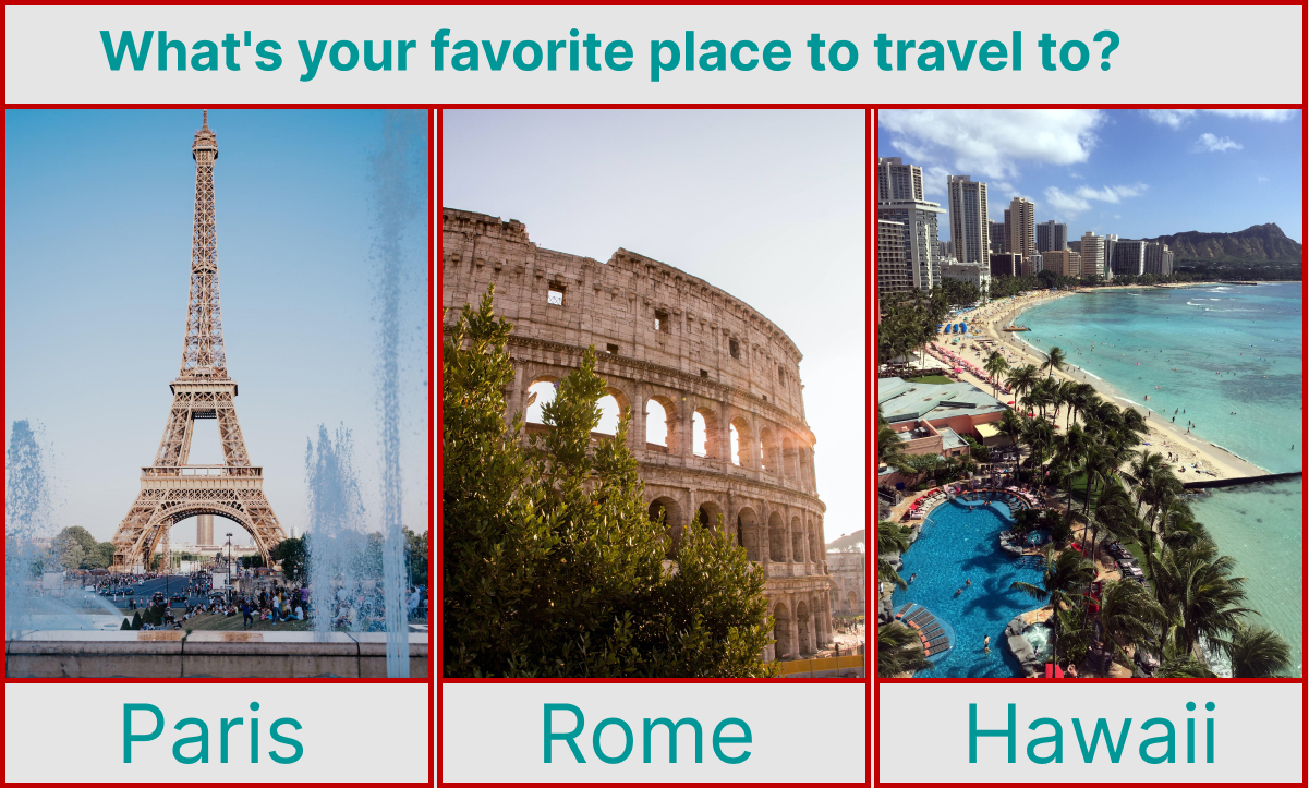 What's your favorite place to travel to